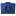 Blue Downloads Icon 16x16 png